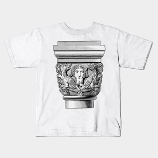 Magic column capital mystical architecture Kids T-Shirt